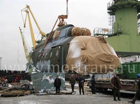 Перевозка вертолета Ми-17 из Санкт-Петербурга в Колумбию, включая частичный демонтаж в порту Санкт-Петербург.